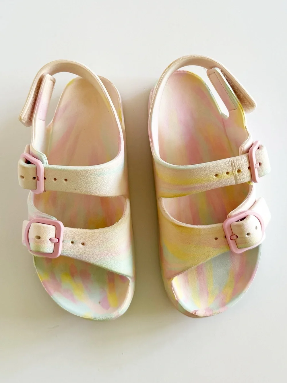 Cat & Jack Double-Buckle Velcro Heel Strap Sandals